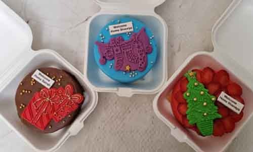 Bento Christmas Cake