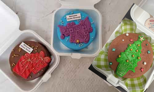 Bento Christmas Cake