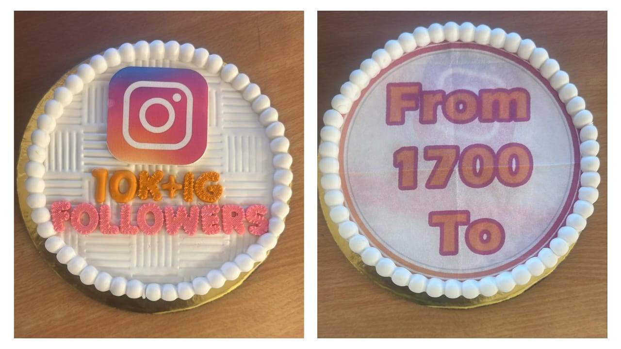 Burn cake - Insta follower theme