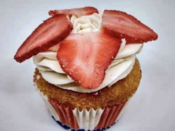 Strawberry Cream Cupcake