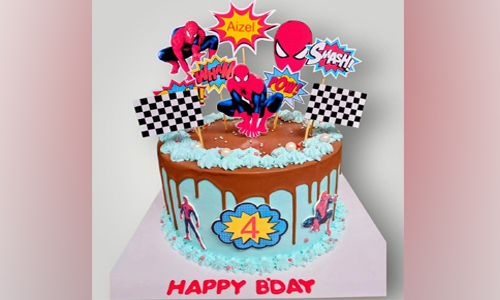 Spiderman cake