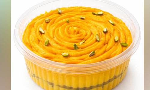 Mango Custard Pudding