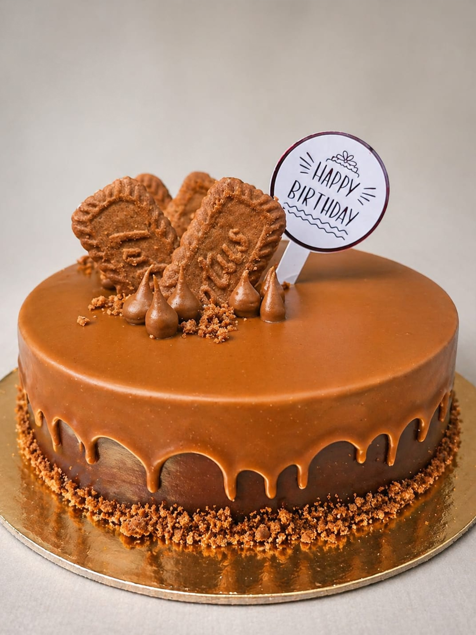 Biscoff I love you Cake
