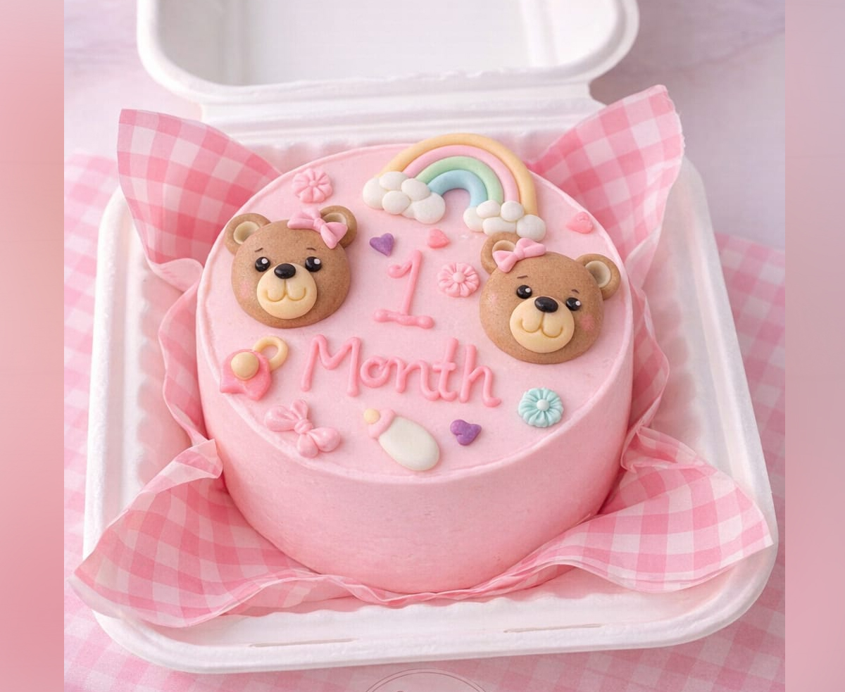 Teddy Bento cake