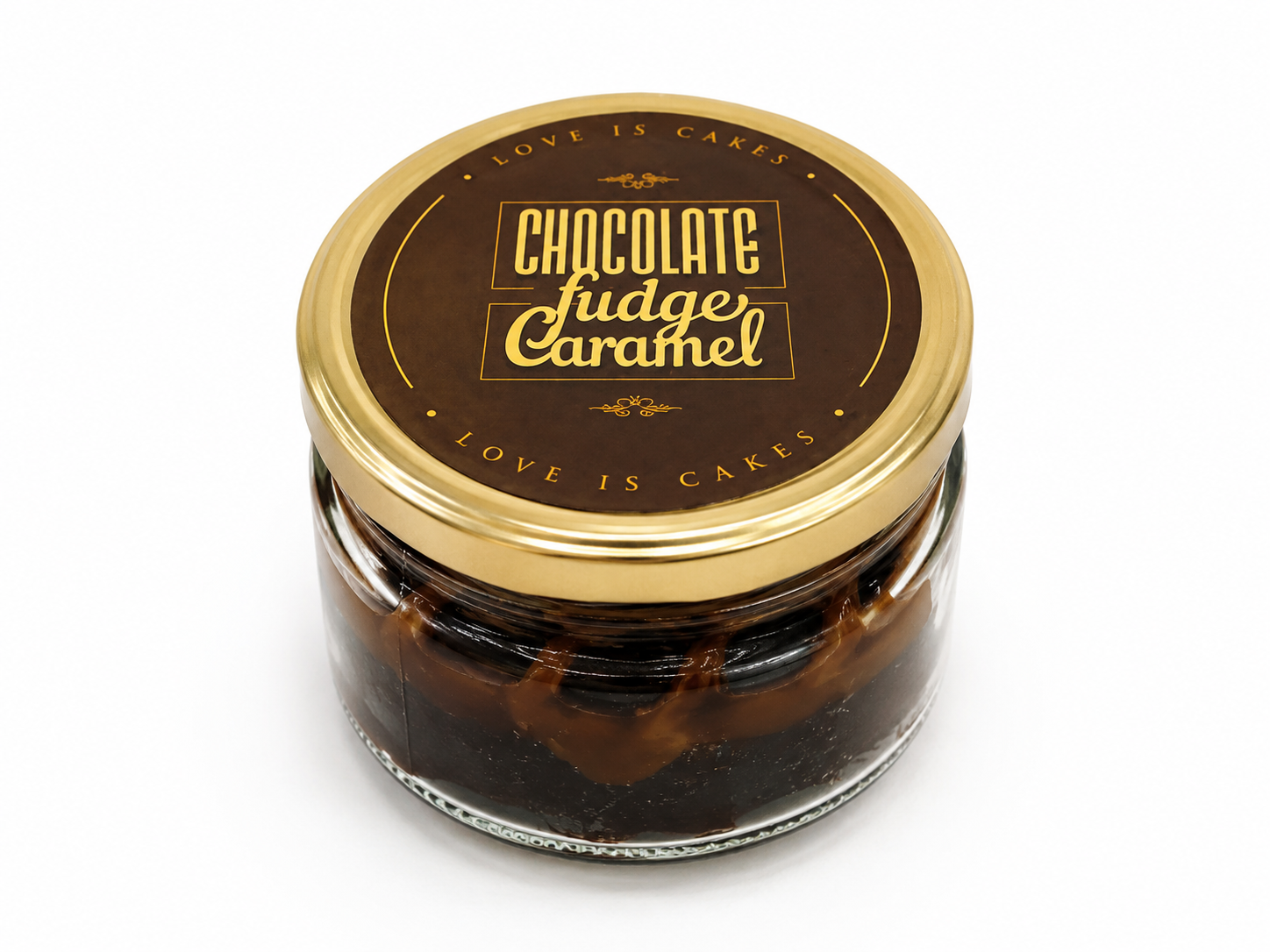 Chocolate Fudge Caramel Jar