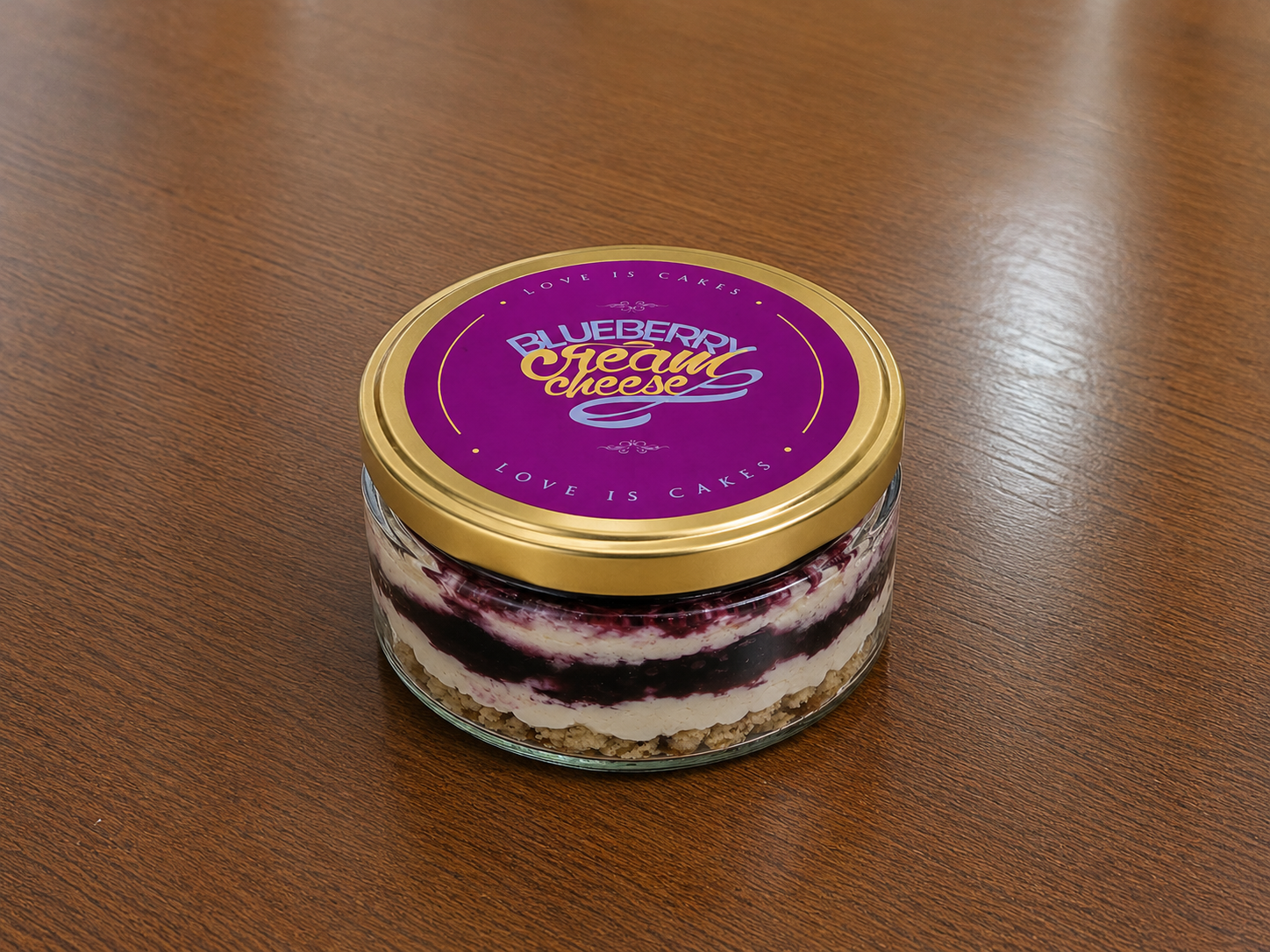 Blueberry Cream Cheese Jar
