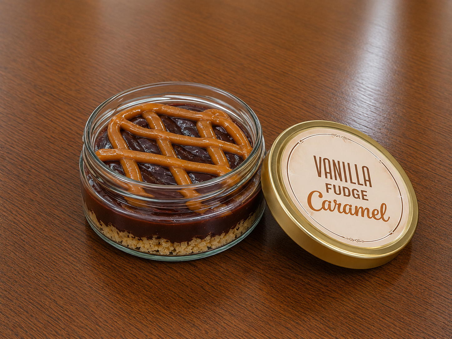 Vanilla Fudge Caramel Jar