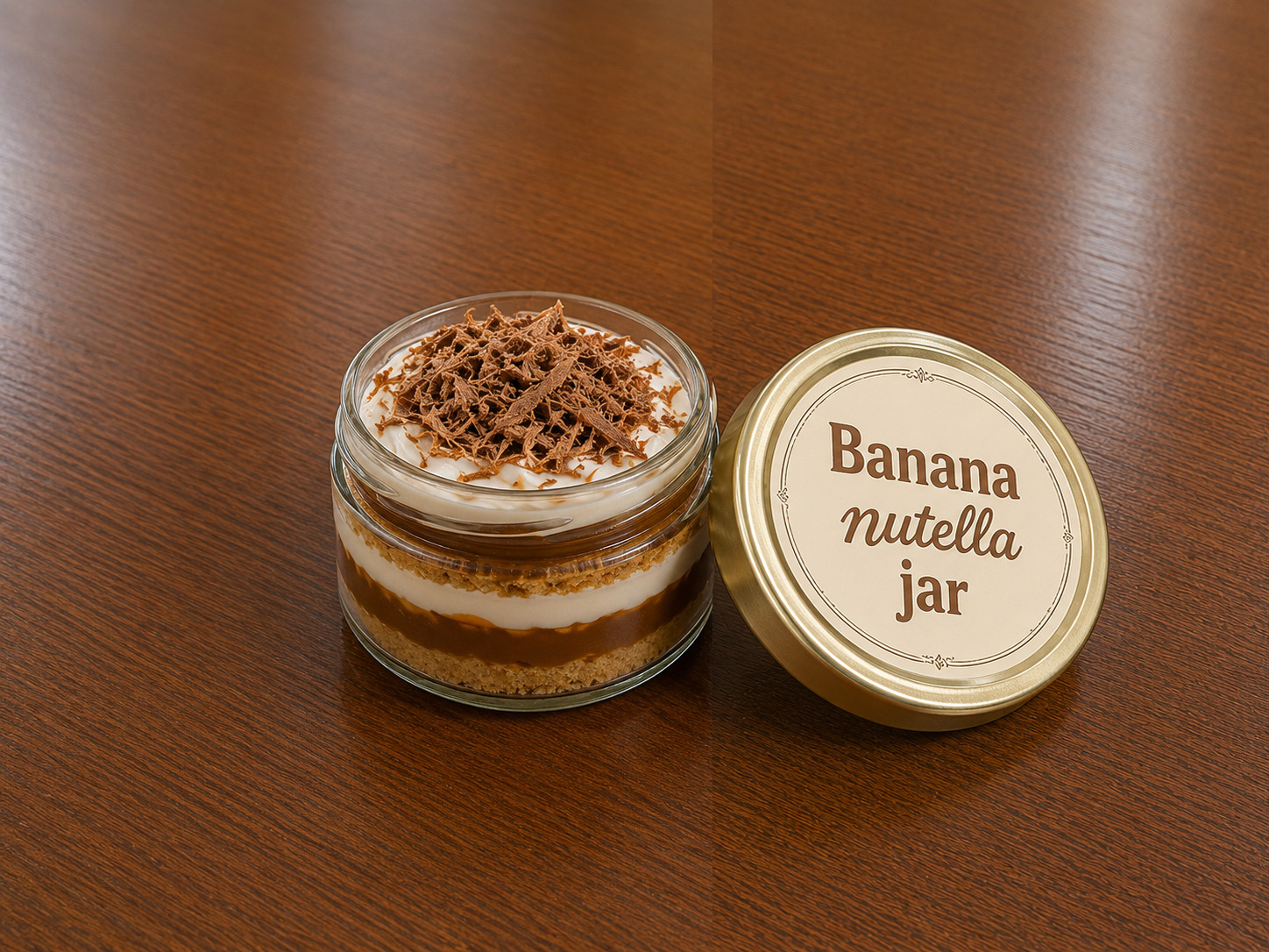 Banana Nutella Jar