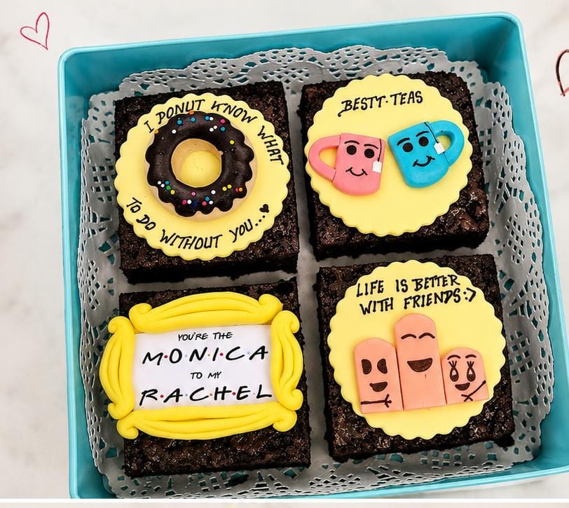 Friendship day Brownies/Cake Jars