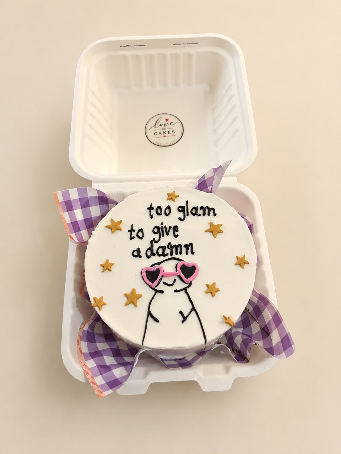 Too Glam Bento Cake