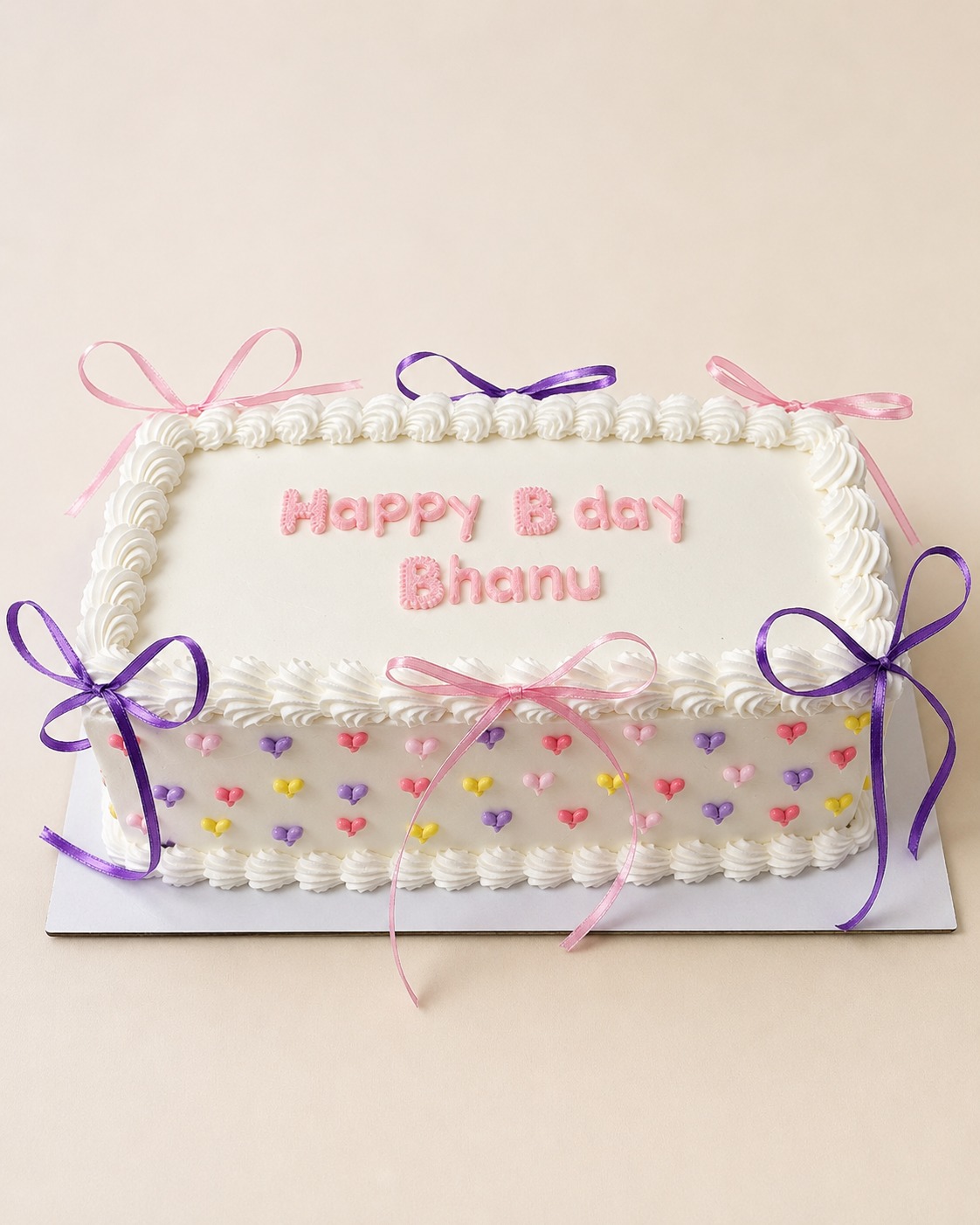 Whimsical Rectangle Cake