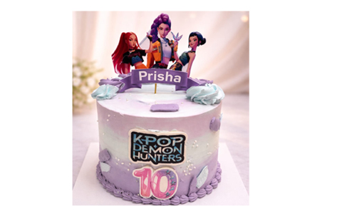 Kpop Demon Hunters Cake