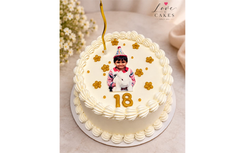 Vintage Photo Cake