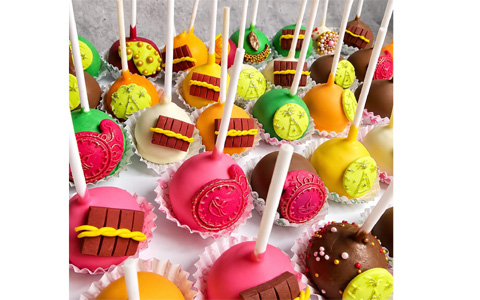 Diwali Cake Pops