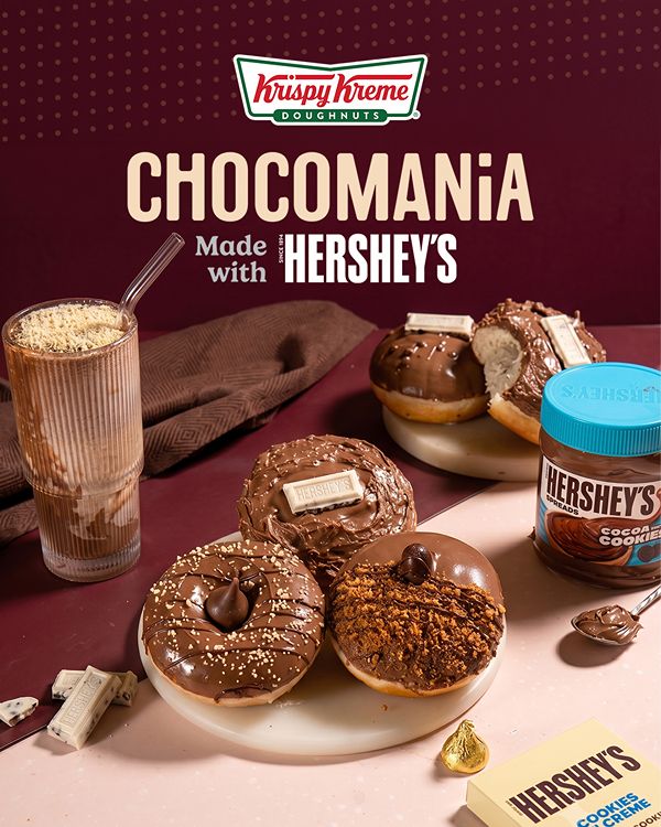 Chocomania Doughnuts paired with a cup of coffee